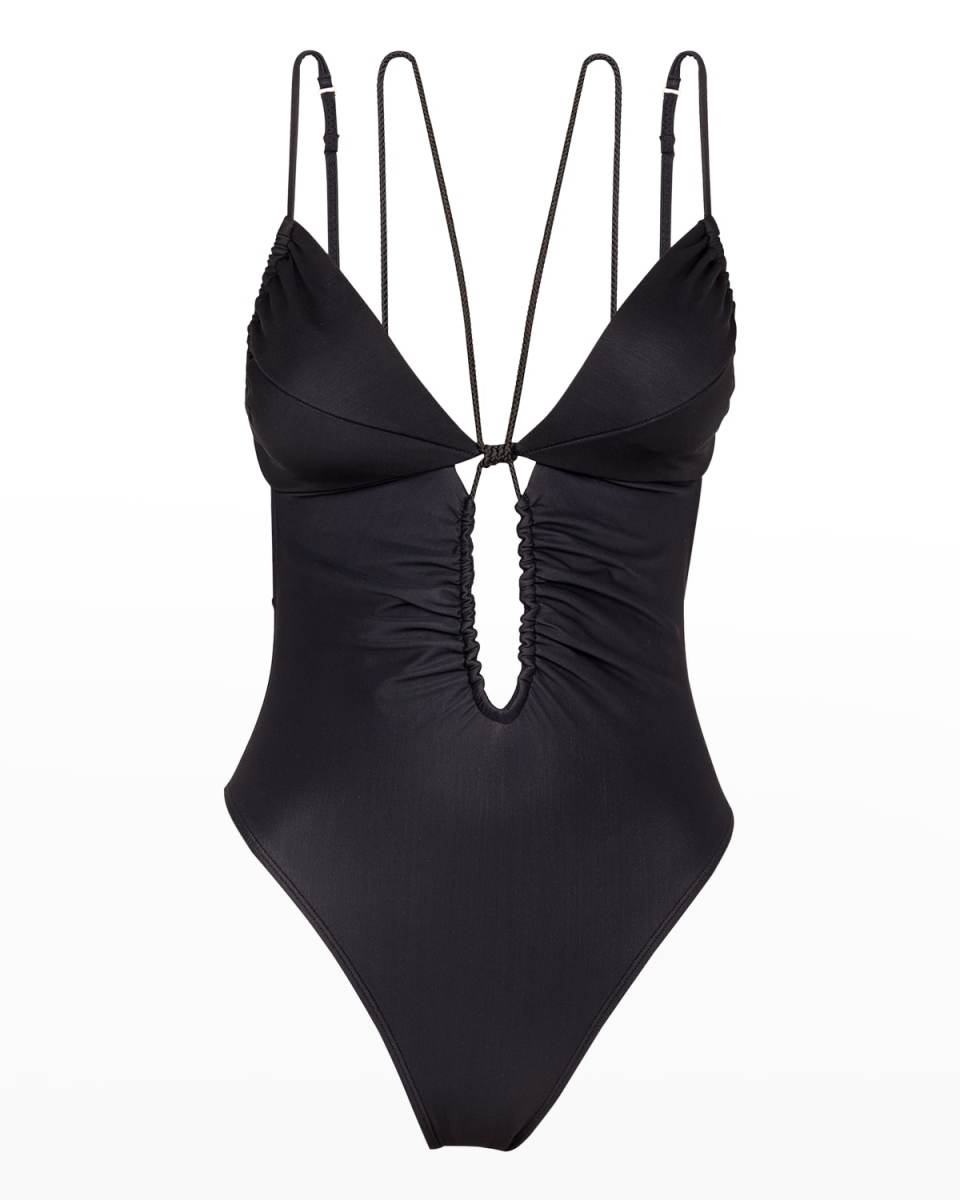 Mag Open-Back One-Piece Swimsuit